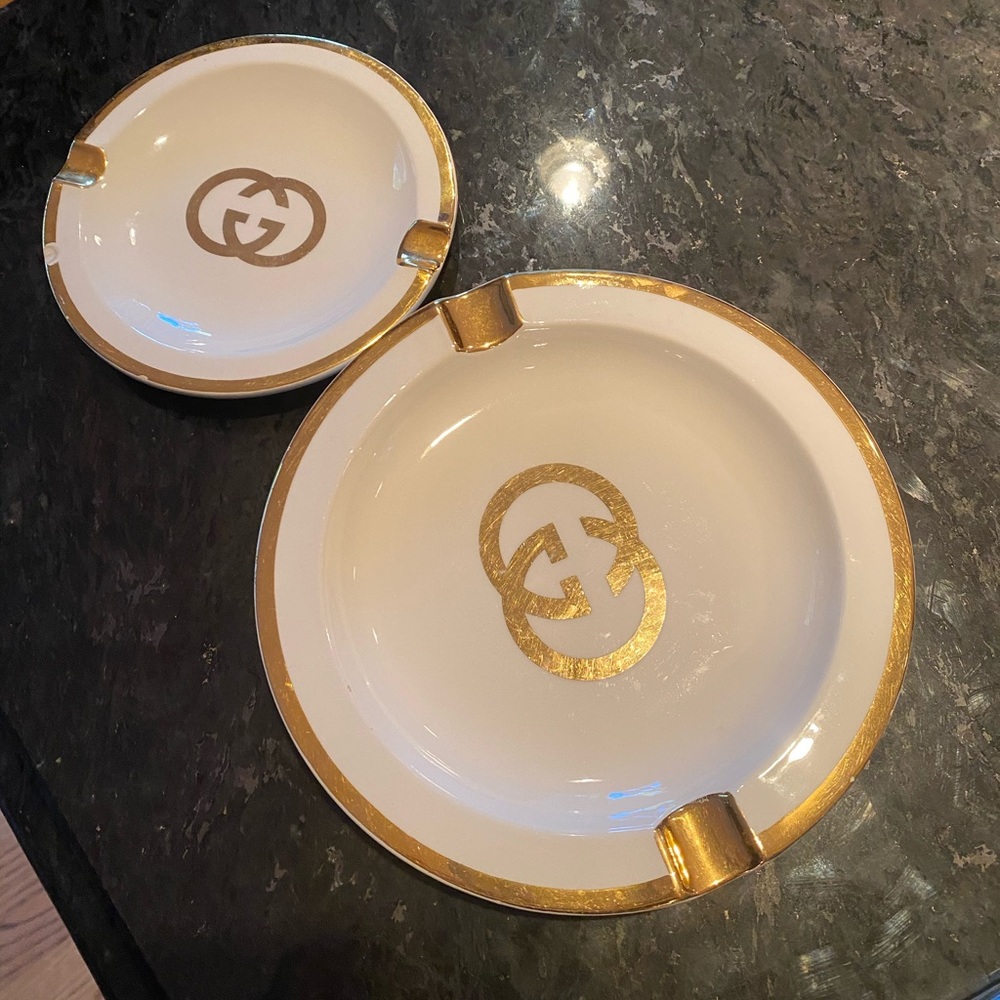 COPY - Vintage Gucci ashtrays- small only